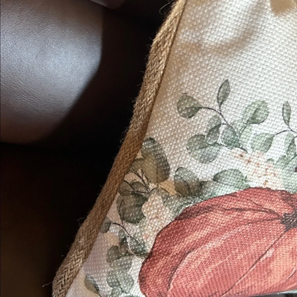 Autumn Harvest Pumpkin Pillow